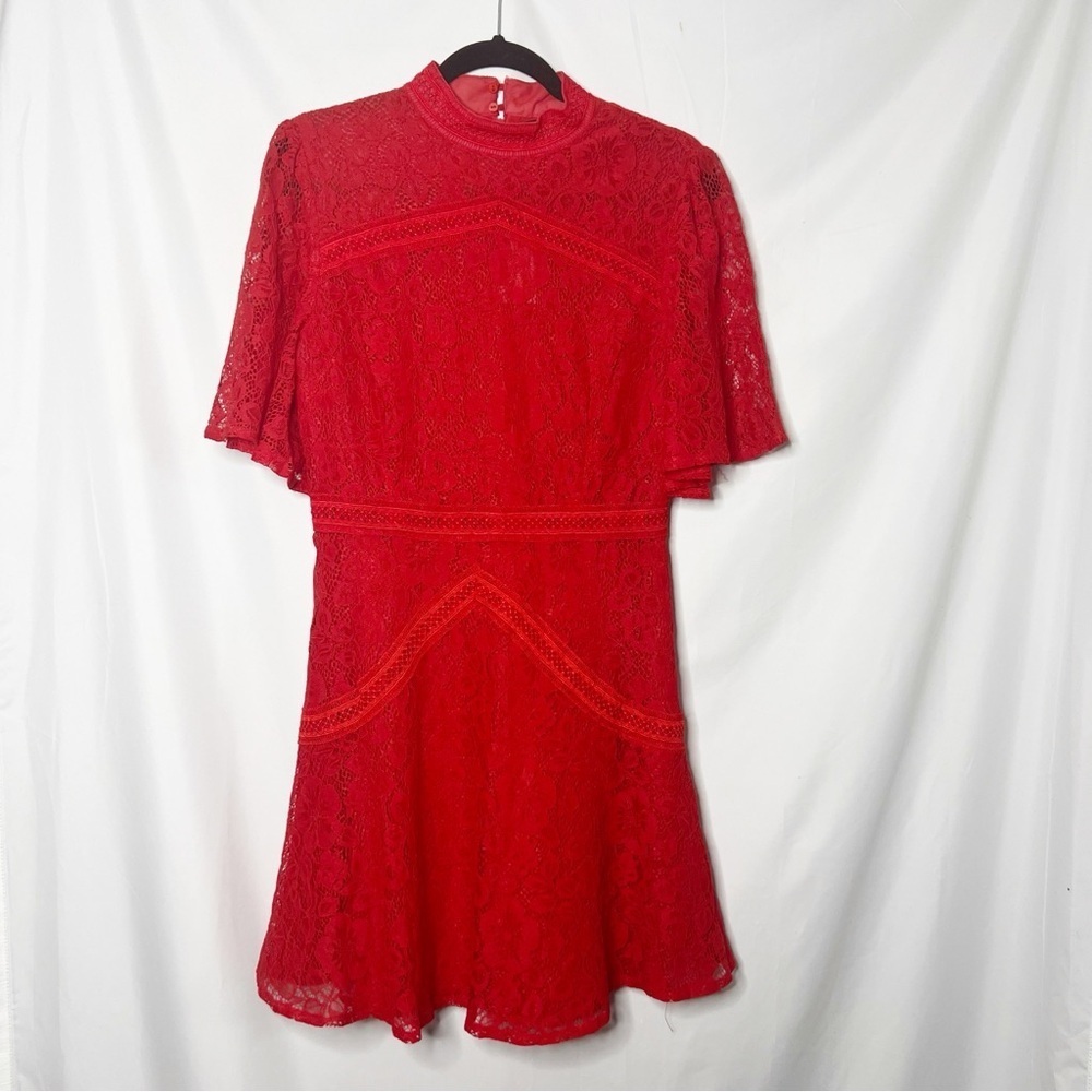 NEW with tags Strut and Bolt Red Lace Dress